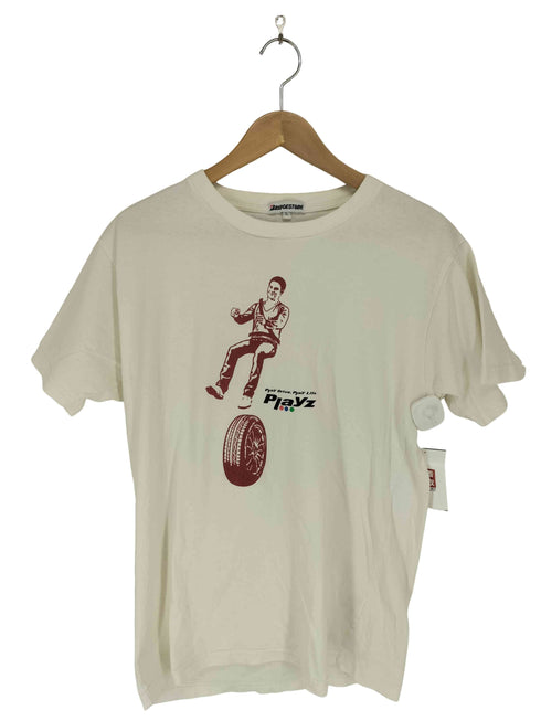 企業プリントクルーネックTシャツ メンズ L