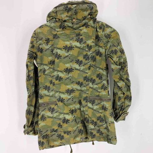 00s カモ柄 キャラクター総柄 フーデッドジャケット メンズ JPN:M