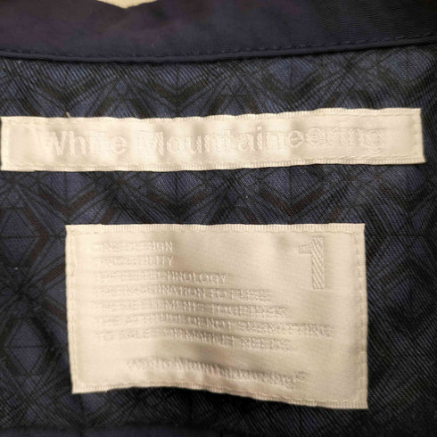 ホワイトマウンテニアリング WHITE MOUNTAINEERING NYLON SPUN-LIKE TUSSORE GAWN メンズ JPN:1