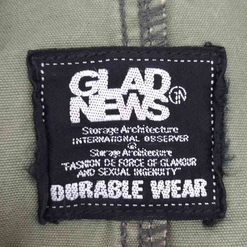 グラッドニュース GLAD NEWS コーティング加工ライダースジャケット メンズ JPN:3