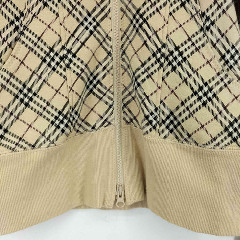 バーバリーブルーレーベル BURBERRY BLUE LABEL ノバチェック トラックジャケット レディース 38