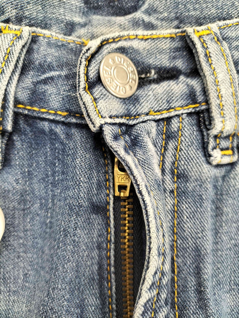ディーゼル DIESEL ジップフライストレートデニムパンツ レディース 10