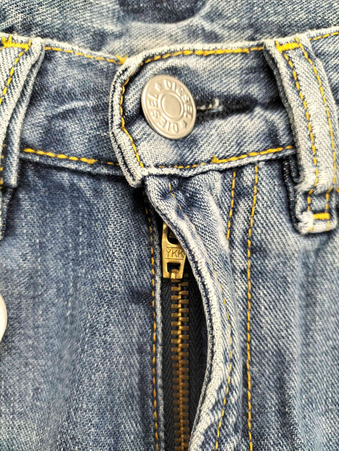 ディーゼル DIESEL ジップフライストレートデニムパンツ レディース 10