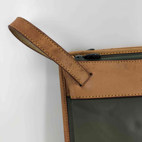 ハンティングワールド HUNTING WORLD レザー切替セカンドバッグ メンズ