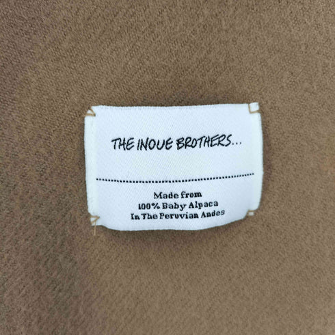 ザイノウエブラザーズ THE INOUE BROTHERS アルパカウール マフラー メンズ