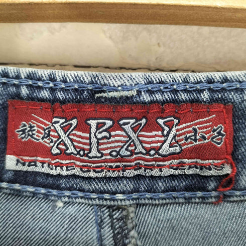 フラワー刺繍フレアデニムパンツ Y2K レディース 30