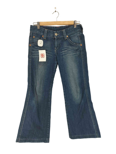 リーバイス Levis 00s ホワイトステッチフレアデニムパンツ レディース 28