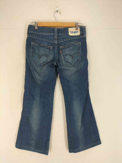 リーバイス Levis 00s ホワイトステッチフレアデニムパンツ レディース 28