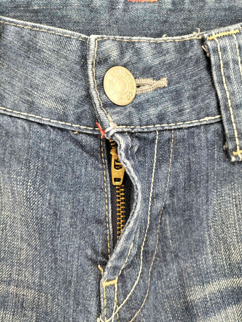 リーバイス Levis 00s ホワイトステッチフレアデニムパンツ レディース 28