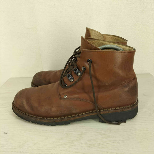 ホーボー hobo イタリア製 レースアップ レザーブーツ メンズ