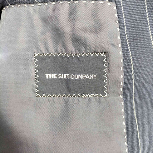 スーツカンパニー THE SUIT COMPANY ストライプ 2B テーラードジャケット スラックス セットアップ メンズ