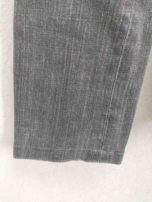 ニジュウサンク 23区 開襟ブラックデニムジャケット レディース 38