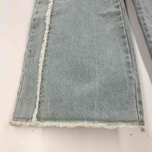 KUME SIDE FRAYED WIDE DENIM PANTS レディース JPN:S