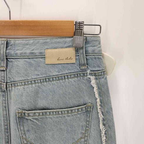 KUME SIDE FRAYED WIDE DENIM PANTS レディース JPN:S