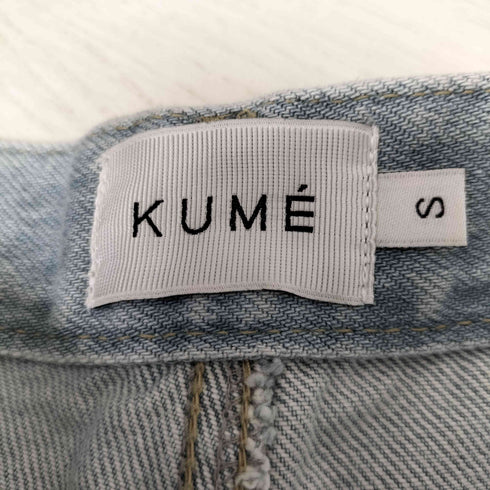 KUME SIDE FRAYED WIDE DENIM PANTS レディース JPN:S