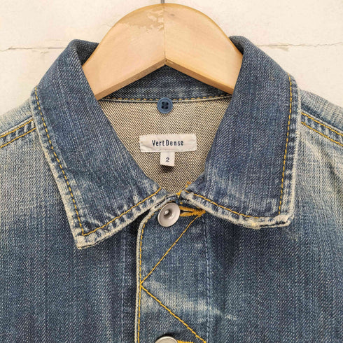 2ポケットデニムジャケット レディース 2