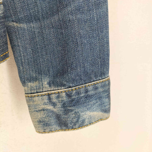 2ポケットデニムジャケット レディース 2