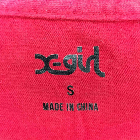 エックスガール X-girl ヒマワリ刺繍クルーネックTシャツ レディース S