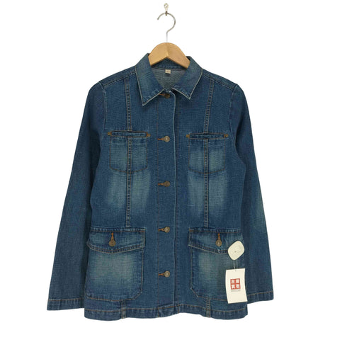 ユニクロ UNIQLO OLD 00s デニムカバーオール レディース L