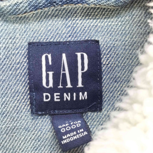 ギャップデニム GAP DENIM 襟ボアデニムジャケット レディース XS