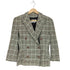 MADE IN ITALY 千鳥格子ダブルブレストテーラードジャケット レディース 42