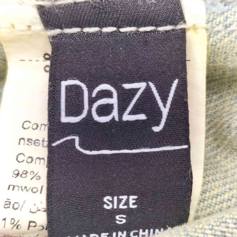デイジー DAZY オーバーサイズ ベルテッドデニムコート レディース JPN:S