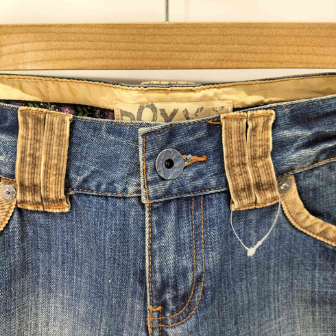 ロキシー ROXY Y2K コーデュロイ切替 フレアデニム レディース JPN:L