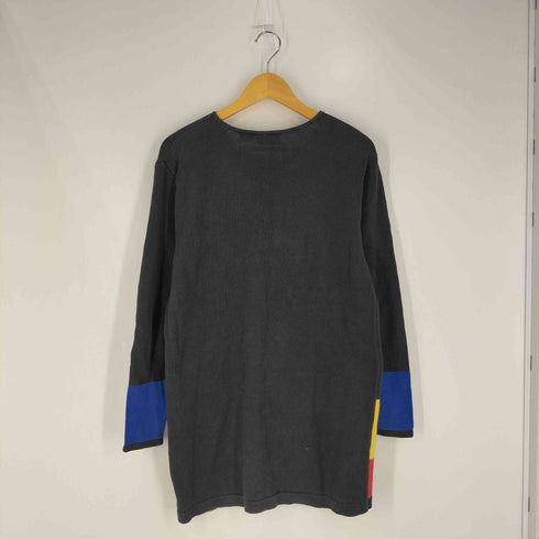 delores Bell ラミーコットン パネルデザイン ニット メンズ import:L