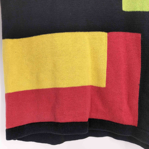 delores Bell ラミーコットン パネルデザイン ニット メンズ import:L