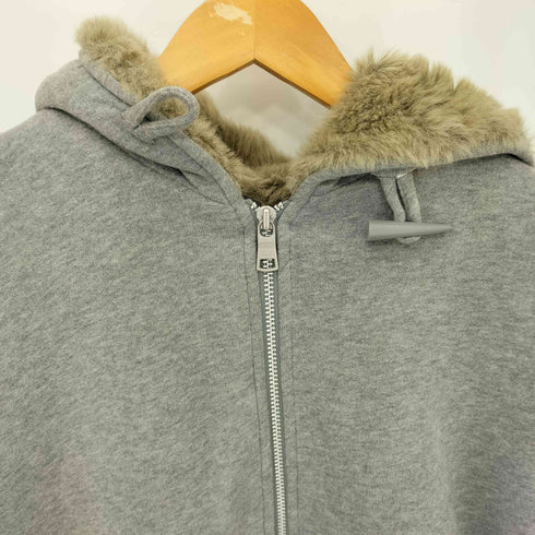 アルマーニエクスチェンジ ARMANI EXCHANGE 裏地フェイクファー ジップアップ パーカー レディース