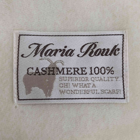 Maria Rouk カシミヤ100 フリンジ マフラー レディース