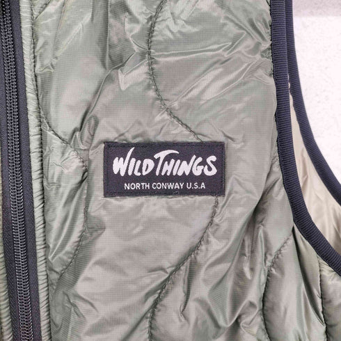 ワイルドシングス WILD THINGS Bshop別注 リバーシブル 中綿ベスト レディース import:XS