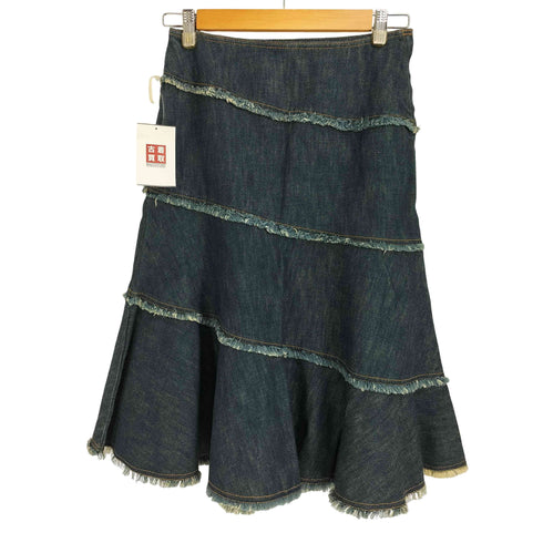 エポカ Epoca 切りっぱなし デニム マーメイドスカート レディース 38