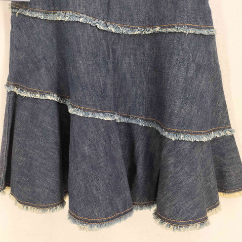 エポカ Epoca 切りっぱなし デニム マーメイドスカート レディース 38