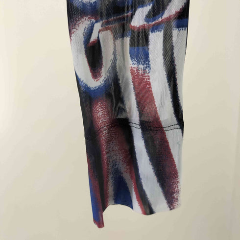 ヒューゴボス HUGO BOSS 総柄 シアートップス セカンドスキン サムホール レディース JPN:M