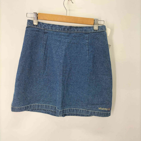 ステューシー Stussy old 紺タグ USA製 デニムミニスカート レディース 9