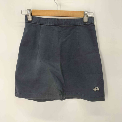 ステューシー Stussy old 紺タグ USA製 コットンミニスカート レディース 9