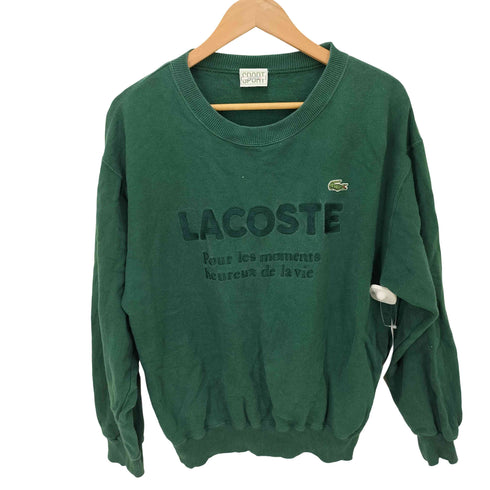 ラコステ LACOSTE フロントロゴ クルーネックスウェット レディース