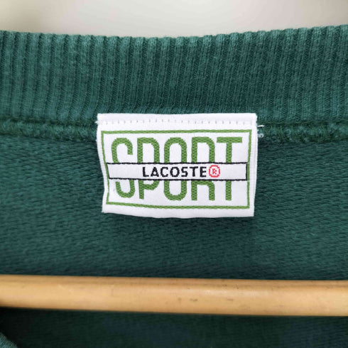 ラコステ LACOSTE フロントロゴ クルーネックスウェット レディース