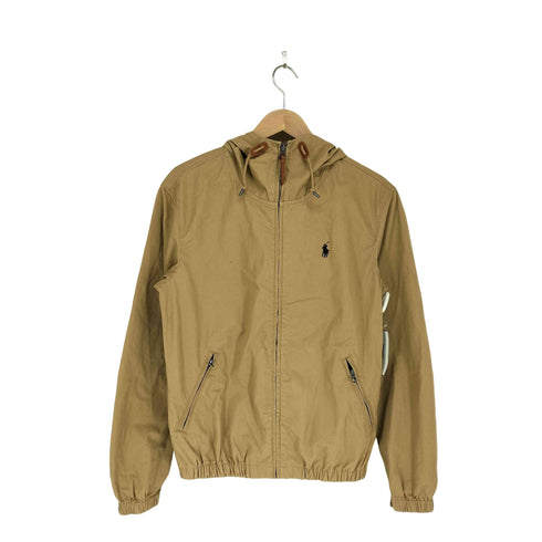 ポロラルフローレン POLO RALPH LAUREN ポニー刺繍 TALONジップ フーディージャケット メンズ import:XS