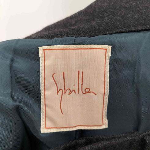シビラ Sybilla タック ウールカシミヤ混 ハーフパンツ レディース JPN:L
