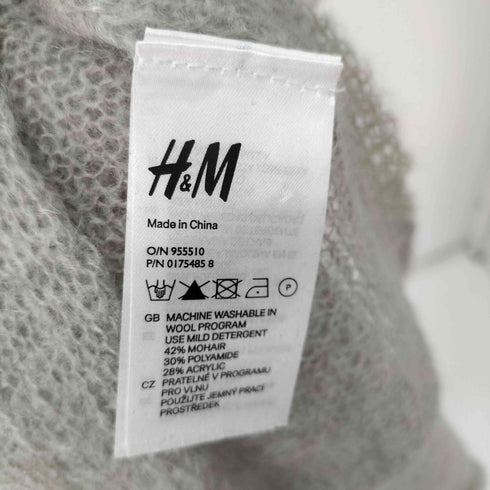 エイチアンドエム H&M モヘア混 メッシュニット マフラー レディース ONE SIZE