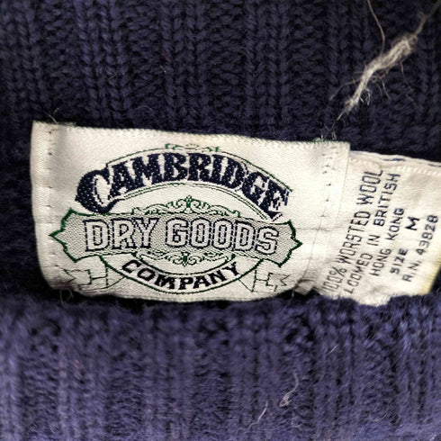 DRY GOODS ウール100 クルーネックニット メンズ import:M