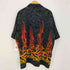 OCEAN CURRENT 90-00s ドラゴン ファイヤー プリント オープンカラー アロハシャツ メンズ JPN:XL