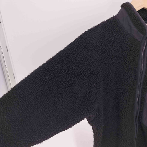 ラッセルアスレチック RUSSELL ATHLETIC 別注 ロゴパッチ 裏地メッシュ スタンドネック フルジップ フリース ボアジャケット メンズ  L