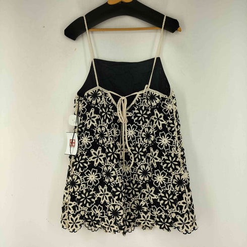 ザラ ZARA クロシェ編み キャミソールチュニック レディース M