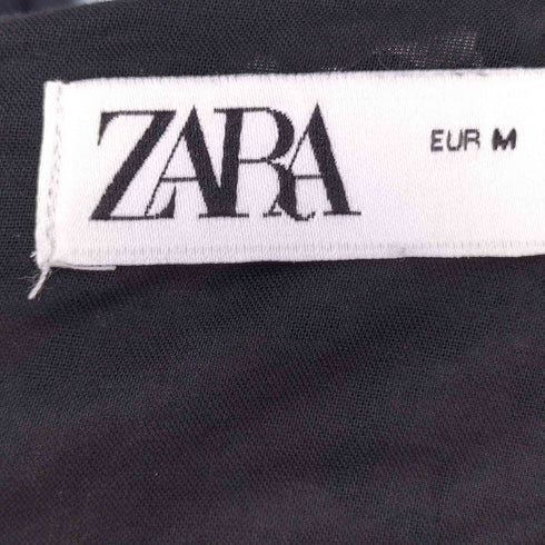 ザラ ZARA クロシェ編み キャミソールチュニック レディース M