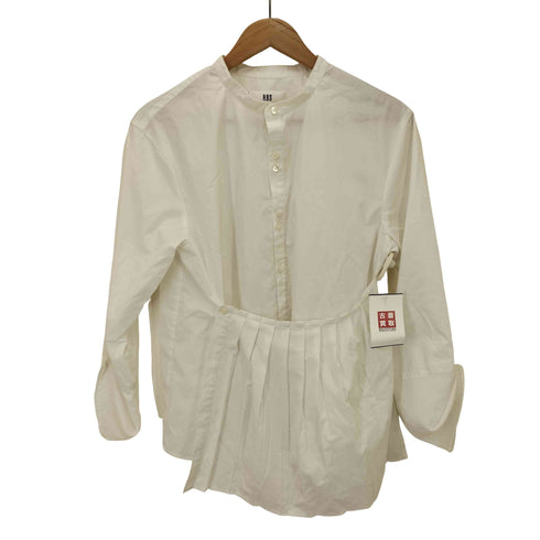 マッキントッシュフィロソフィー MACKINTOSH PHILOSOPHY GREY LABEL ストライプバンドカラーシャツ レディース JPN:2