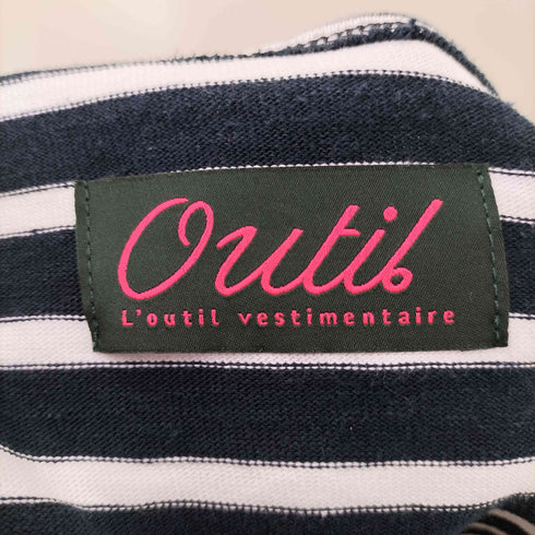 ウティ OUTIL ボーダー柄 バスクシャツ メンズ JPN:1