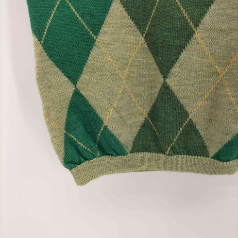 ピーエスポールスミス PS Paul Smith アーガイルウールベスト レディース import:M